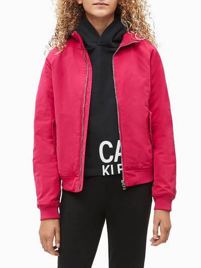 Calvin Klein Ruhák HU295766 | Calvin Klein Bomber Lány Dzseki Rózsaszín